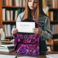 thumbnail image 6 of Chririnla Purple Hibiscus Backpack Set School Backpack Hiking Travel Bag, 6 of 7