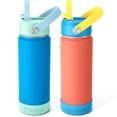 thumbnail image 1 of Botella de agua Fimibuke Kids con aislamiento, 530 ml, acero inoxidable, paquete de 2, 1 of 7