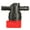 Black+Red, variant on HomeLife 1/4inch Inline Straight Fuel Gas Cut-Off Shut-Off Valve for BRIGGS & STRATTON