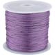 thumbnail image 1 of 0.8mm Nylon Cord, Thread Chinese Knot Macrame Rattail Bracelet Braided String (Light Purple), 1 of 4