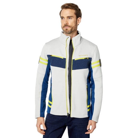 Spyder Wengen Encore Full Zip Fleece Jacket Glacier, Medium