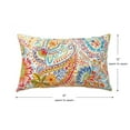 thumbnail image 3 of Greendale Home Fashions 19'' x 12'' Reversible Outdoor Throw Pillow, Set of 2, Jamboree, 3 of 7