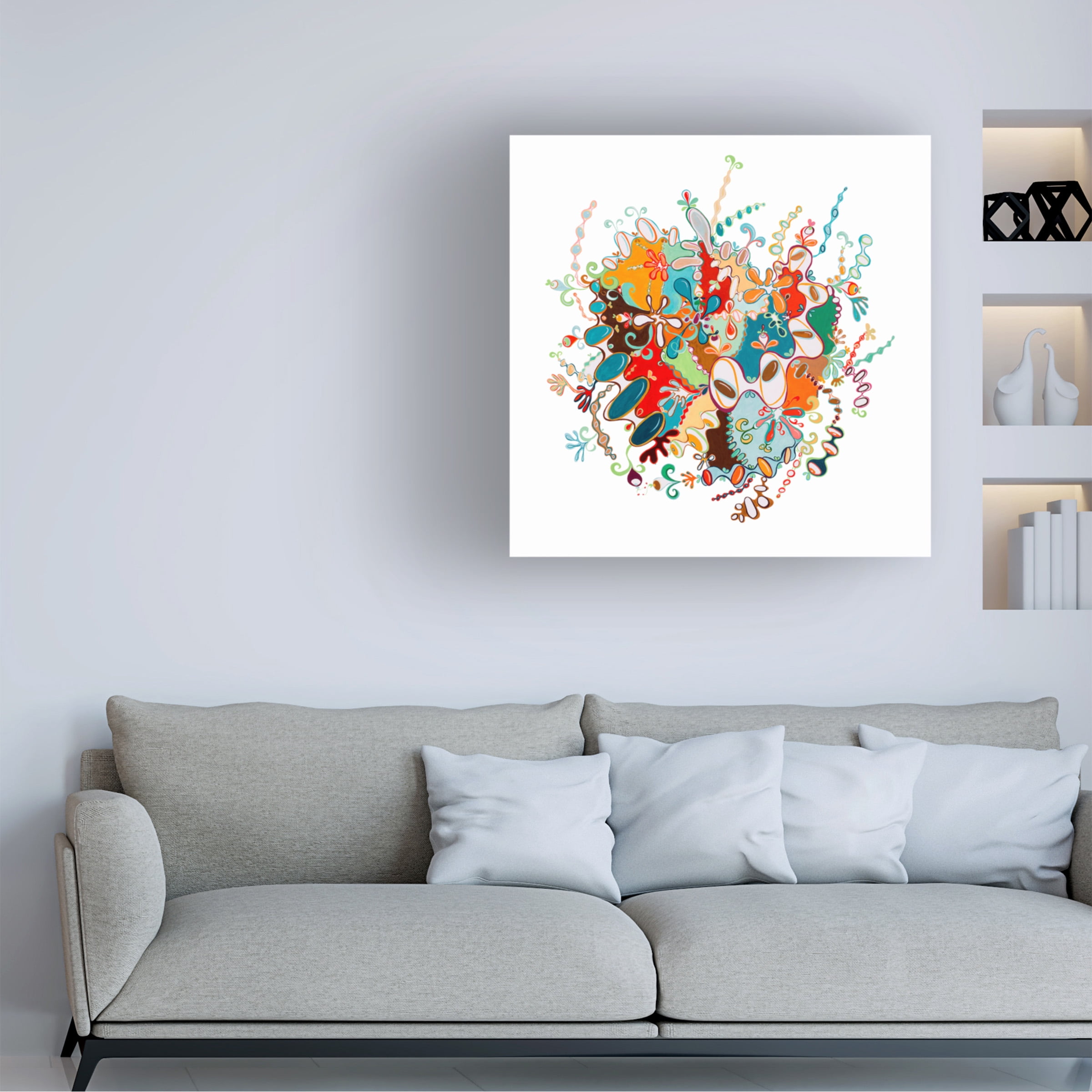Cynthia Mosser 'Golden Doodle No 1' Canvas Art