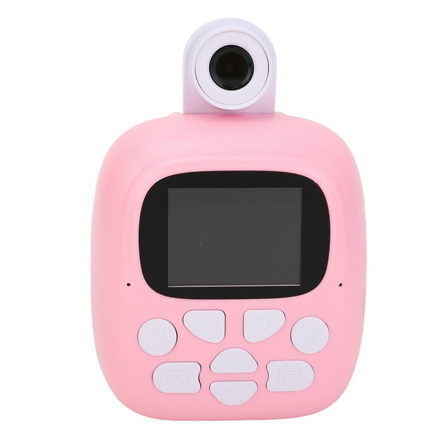 Juguete De Cámara Digital, Pantalla Grande De 2,4 Pulgadas, Cámara De Impresión Instantánea De 24MP, Lente De Rotación De 180 Grados Para Exteriores