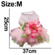 thumbnail image 2 of Vestido de gasa con flores para perro, chaleco, falda, ropa para mascotas, cachorro, lazo, princesa, ropa para perros y gatos, 2 of 5