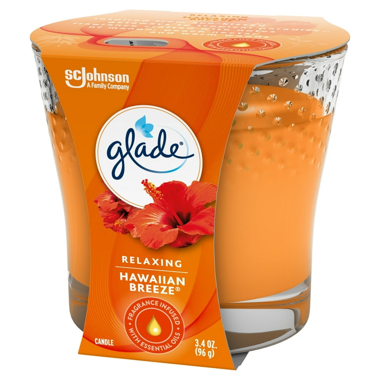 Amazon.com: Glade Candle Hawaiian Breeze, Fragrance Candle