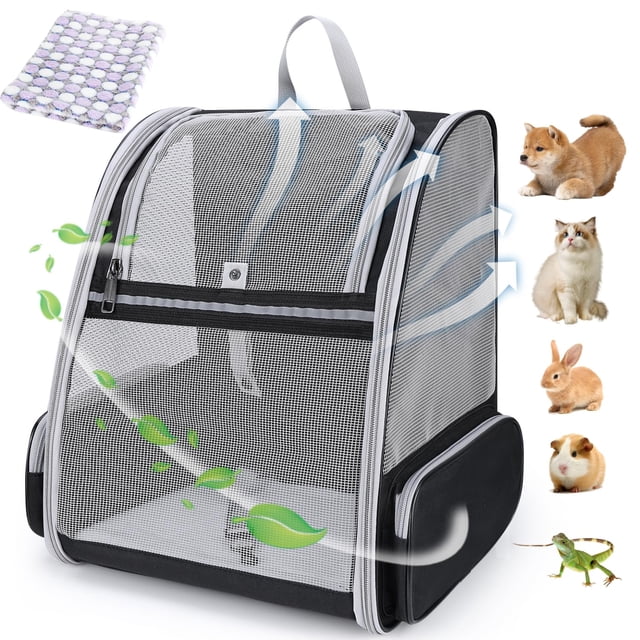 Mochila para gatos LOLLIMEOW, ideal para animales pequeños