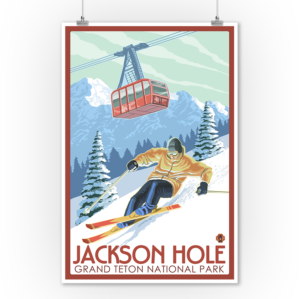 Jackson Hole, Wyoming Grand Teton National Park Skiing Lantern