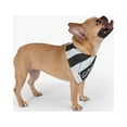 thumbnail image 2 of Custom Dog Bandana - Black &amp; White Patterns, 2 of 4