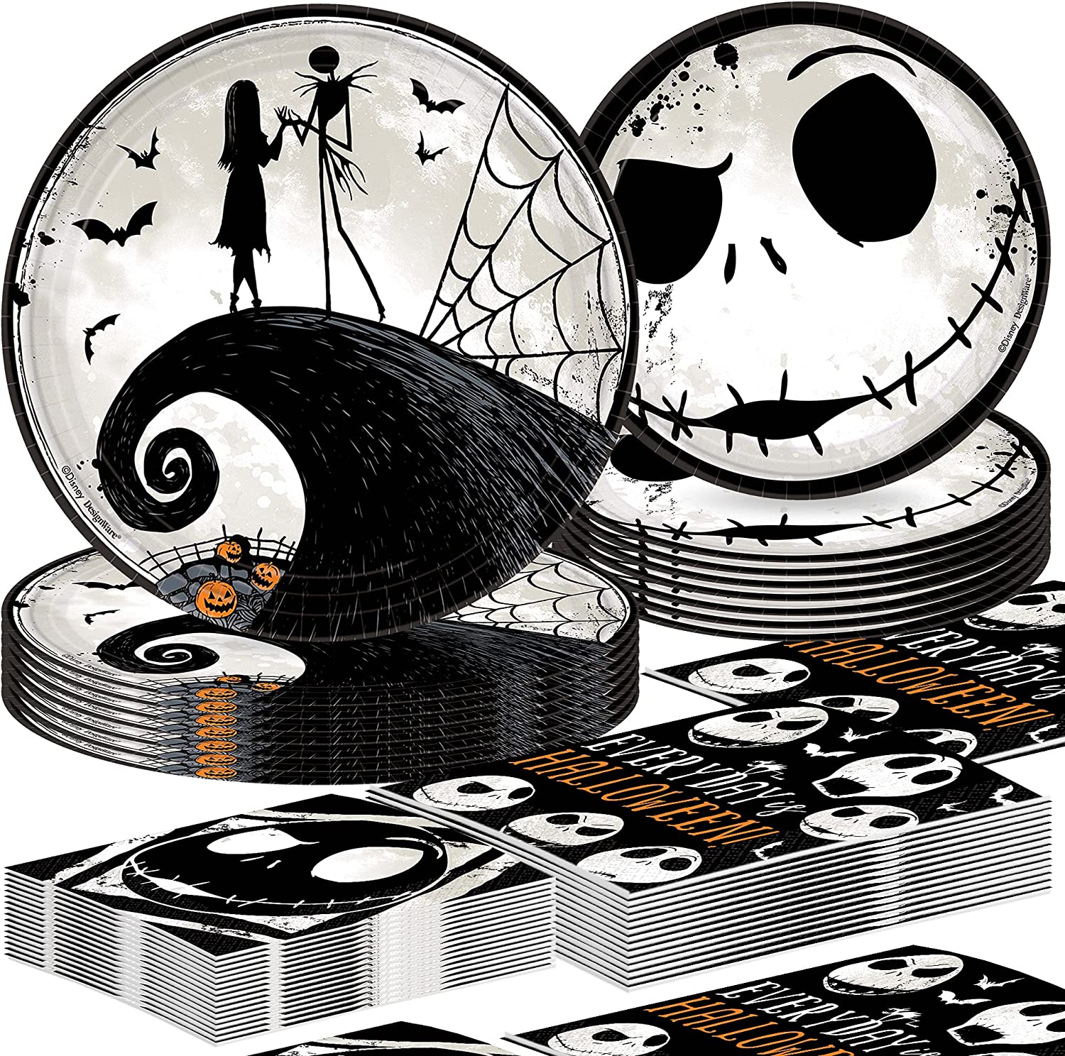 Amscan Geschenktüte Nightmare Before Christmas – Mittelgroß, 22,9 X 17,8 Cm, Gruselig & Bunt