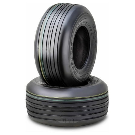 Set 2 Drevy 13x5.00-6 Rib Lawn Mower Utility Cart Turf Tires 13x5x6 /4 ply - 13080 …