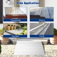 thumbnail image 4 of Threshold Ramps for Doorways, Door Threshold Ramp 4" Rise, Aluminum Entry Threshold Ramp for Doorways, Weight Capacity 700 LB, 4 of 9