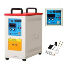 INTBUYING High Frequency Induction Heater Furnace Machine for Melt Welding Heating Annealing 220V 15KW