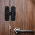 thumbnail image 2 of El dispositivo de fijación de la correa de perno de la cerradura de la puerta Correccional de 90 grados se utiliza para abrochar la puerta de la cerradura de la puerta del granero y mover la, 2 of 5