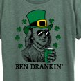 thumbnail image 3 of Instant Message - St. Paddy's Ben Drankin - Women's Short Sleeve Graphic T-Shirt, 3 of 6