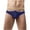 Dark Blue, variant on Mens Bikini Briefs, Breathable Soft Transparent Men's Erotic Briefs Underpants Black S