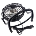thumbnail image 4 of Ventilador de escritorio recargable Ventilador de mesa Ventilador de puerto USB de moda (negro), 4 of 5