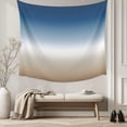 thumbnail image 5 of Navy Blue Beige Ombre Cream Tapestry for Bedroom Wall Hanging Tapestry, Modern Abstract Art Aesthetics Ceiling Backdrop Tapestries Poster Blanket Wall Decor for Teens Room Living Room Dorm 39" x 59", 5 of 8
