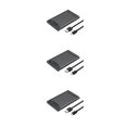 thumbnail image 2 of sweethay Estuche HDD transparente SSD Recinto de estado sólido externo 2.5 pulgadas SATA a USB Soporte 6TB Dispositivo móvil Gris 3.1 Type1 NO1, 2 of 6