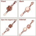 thumbnail image 5 of OUSITAID 12 Pieces Locking Magnetic Clasps Rose Jewelry Magnetic Clasp Necklace Lobster Clasp Closures Magnetic Clasp Converter Chain Extenders for Jewelry Necklace Bracelet (Gold, Silver, Rose Gold), 5 of 8