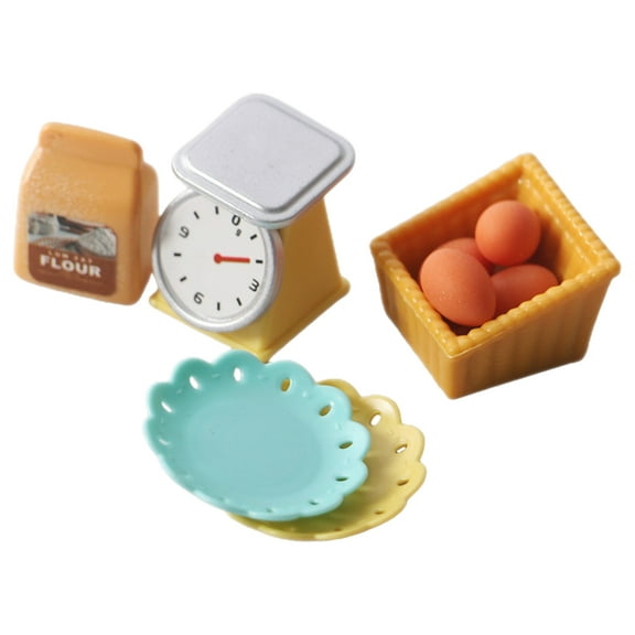 OGITUDE 1 Set of Miniature Baking Kit Modeling Adornment Plastic Miniature Toy House Accessory