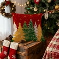 thumbnail image 5 of Xuniizn Christmas Pillow Covers 18x18 inch Xmas Decorations Soft Plush Faux Fur Wool Christmas Throw Pillow Cases Winter Holiday Decor for Sofa Living Room, 5 of 7