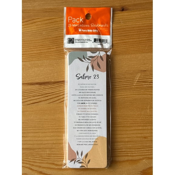 Pack of 25 Bookmarks, Psalm 23, High Quality Color Print