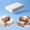 Original Contour Pillow - Contoured Shape, variant on Low Loft Flat Pillow for Stomach and Back Sleepers - Thin Orthopedic Bed Pillow for Neck Pain Relief & Better Breathing - Washable Cover, High-Density Foam