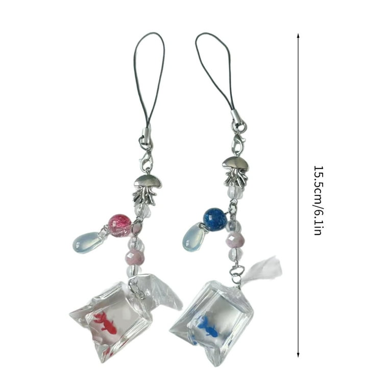 fish phone accessory Mabor 2Pcs Charm Koi Aesthetic Y2K Cell Phone Strap Phone Chain Charms for Phone Case, Beaded Charm Starfish Lanyard for Phone Bag Keychain Pendants Decor, WhiteBlack, 590475_1_5RbR4RRdN : Cell Universal Phone Grip Strap the must Stylish Fish Pendant Mobile Charm