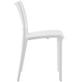 thumbnail image 3 of Modway Hipster Polypropylene Plastic Dining Side Chair in White Set of 2, 3 of 4