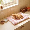 thumbnail image 4 of Thick Warm Pet Sleeping Mat for Dogs and Cats, All Season Polyester Bed Pad, White or Blue, Supportive Cushion for Crates, Sofas, Carriers and Home Comfort, 4 of 6