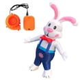 thumbnail image 1 of Disfraz inflable con conejo de Pascua, vestido de conejo de cuerpo completo para Navidad, 1 of 10