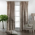 thumbnail image 2 of 3S Brother's Rice Extra Long Shiny Velvet Curtains Luxury Colors Light Blocking Hang Back Tab & Rod Pocket 1 Panel Curtain 5-30 Ft Home Décor Custom Made Drapes -Made in Turkey(52"W X 108"L), 2 of 6