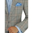 thumbnail image 5 of Mens Gray Modern Fit Blazer DTI DARYA TRADING GV Executive, 5 of 6