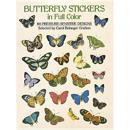 Butterfly Stickers In Full Color Walmart Com