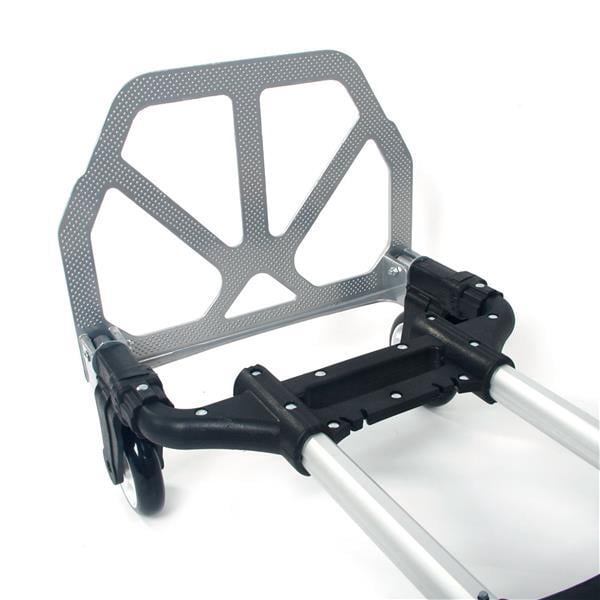 Alvantor Folding Aluminum Stair Climber Hand Truck, 165 lb Capacity, Black