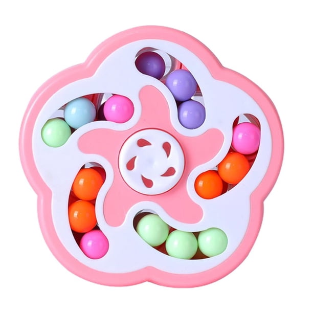 Yema Del Dedo A Cuadros Juguetes Educativos Frijol Giratorio Juguete Giroscopio Cubo Juguete Regalos Para Niños Cumpleaños O Navidad 2 En 1 seitruly FN007131-02
