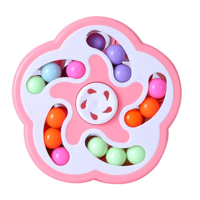 Yema Del Dedo A Cuadros Juguetes Educativos Frijol Giratorio Juguete Giroscopio Cubo Juguete Regalos Para Niños Cumpleaños O Navidad 2 En 1 seitruly FN007131-02