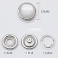 thumbnail image 2 of FELTECHELECTR 50Pcs Metal Snap Fasteners for Fabric and Clothing Accessories Assorted Color, 2 of 8