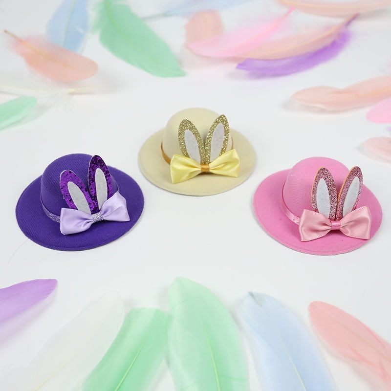 Easter Top Hat with Clips, Wofair 3 