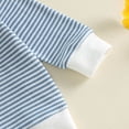 thumbnail image 4 of eczipvz Boys Outfit Sets Boy'S Graphic Outfits Long Sleeve T Shirts Elastic Waist Pants Set Blue,6-12 Months, 4 of 4