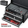 thumbnail image 6 of ARUCMIN 438-Piece Mechanics Tool Set with 3-Drawer Heavy Duty Metal Box Repair Tool Kit, 6 of 7