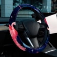 thumbnail image 6 of Flamingo 14.5 Inch Printing PVC Leather Auto Accessories Steering Wheel Covers Car Wheel Covers Steering Wheel Cover, 6 of 6