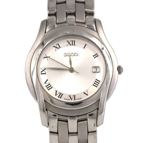 Pre-Owned Gucci 5500M SS Quartz Watch