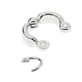 thumbnail image 2 of Parrot Stainless Steel Eight-ring Anklet Pet Bird Leash Parrot Bird Cockatiel Foot Chain 12, 2 of 8