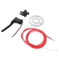 thumbnail image 3 of Ouitble Freno de Disco de Scooter, Freno de Disco de Scooter eléctrico Juego de Dispositivo de Freno de Disco de Metal Mango de línea de Freno para Kit de Accesorios de Scooter eléctrico M365, 3 of 5