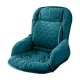 thumbnail image 2 of karymi Plush Warm Seat Cushion with Integrated Lumbar Support for Office Chair, Comfort Pad for Long Sitting at Home, Car, Computer Gifts for Women Gifts for Men Home Decor, 2 of 3