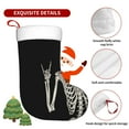 thumbnail image 5 of Rock And Roll Skeleton Skull Christmas Stockings 18 Ince ,Gifts Stocking Family Party Decorations For Holiday Tree Decor, 5 of 8