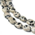 thumbnail image 3 of 3strands 3strands Natural Dalmatian Jasper Beads Strands Oval 8x6x3.5~4mm Hole: 1mm about 45~52pcs/strand 15.16~15.74 inch(38.5~40cm), 3 of 3