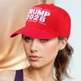 thumbnail image 5 of Trump 2028 Hat Make America Great Again Baseball Cap Donald Trump Take America Back Patriotic USA Adjustable Baseball Hat for Men Women(Red), 5 of 7